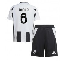 Juventus Danilo Luiz #6 Koszulka Podstawowa dzieci 2024-25 Krótki Rękaw (+ krótkie spodenki)